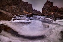 33 Ice waterfall in the Historical National Park of ThingvelLir